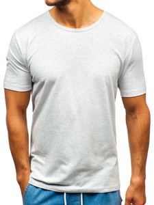 T-shirt ανδρικο χωρις εκτυπωση γκρι Bolf T1281